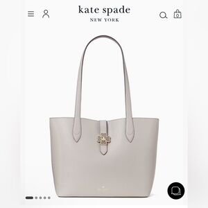 Kate Spade Taupe Gray Kaci tote